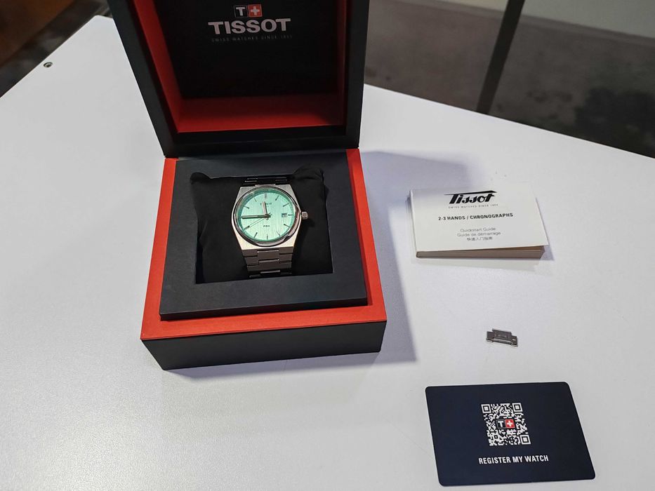 Ceas Tissot PRX Tiffany Blue 40mm impecabil Magazin CashGen