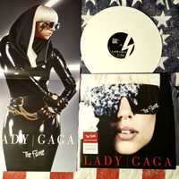disc vinyl Lady Gaga The Fame 2008 + poster editie aniversara 15 ani