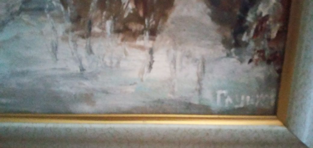 Картина ссср масло   сост отл. в раме 60х75