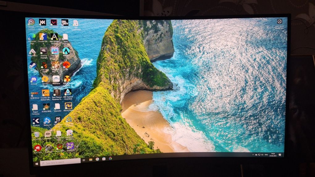 Monitor Curbat Gaming LED VA Samsung Odyssey 27", Full HD, Display Por
