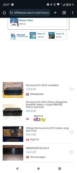 Kenwood ka-5010 2x120w top