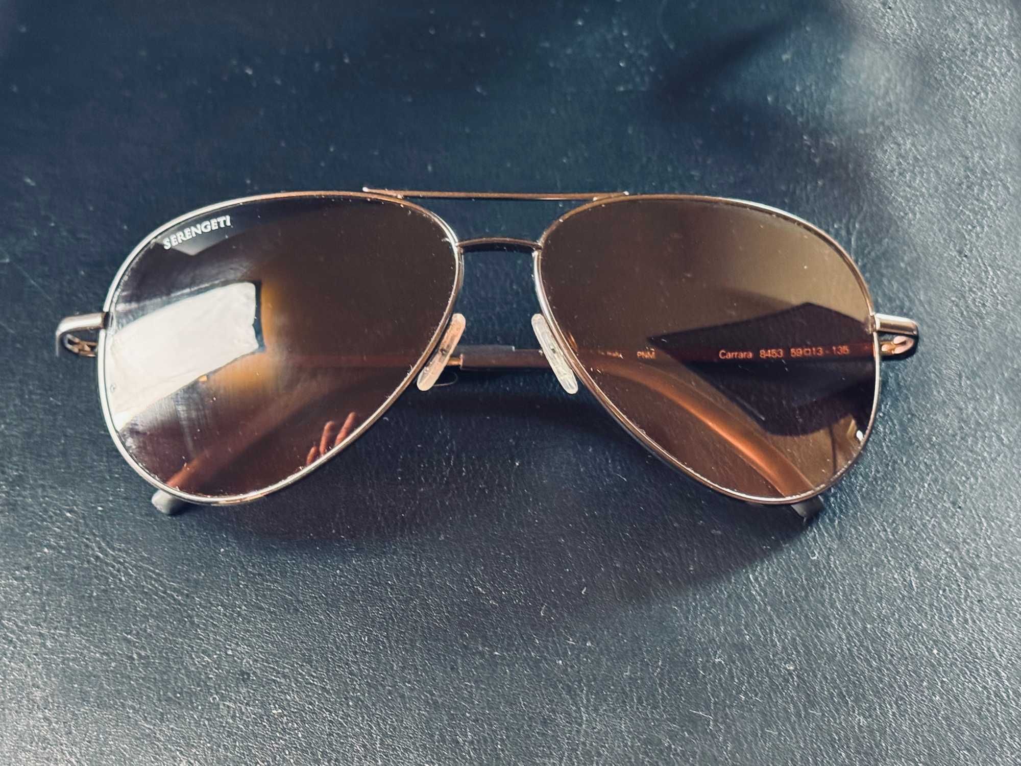 SERENGETCarrara 8453 I ochelari de soare  UNISEX+ etui pie;le