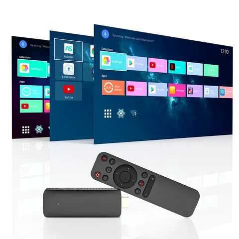 4K ATV Тв Стик Андроид 10 Allwinner H313 Quad Core 4k fire TV stick