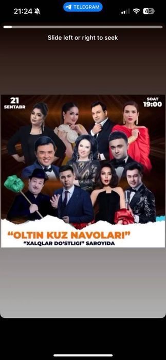 Билеты на Oltin kuz navolari концерт