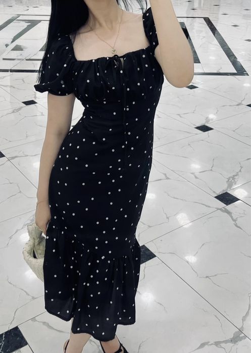 Платье с горошком