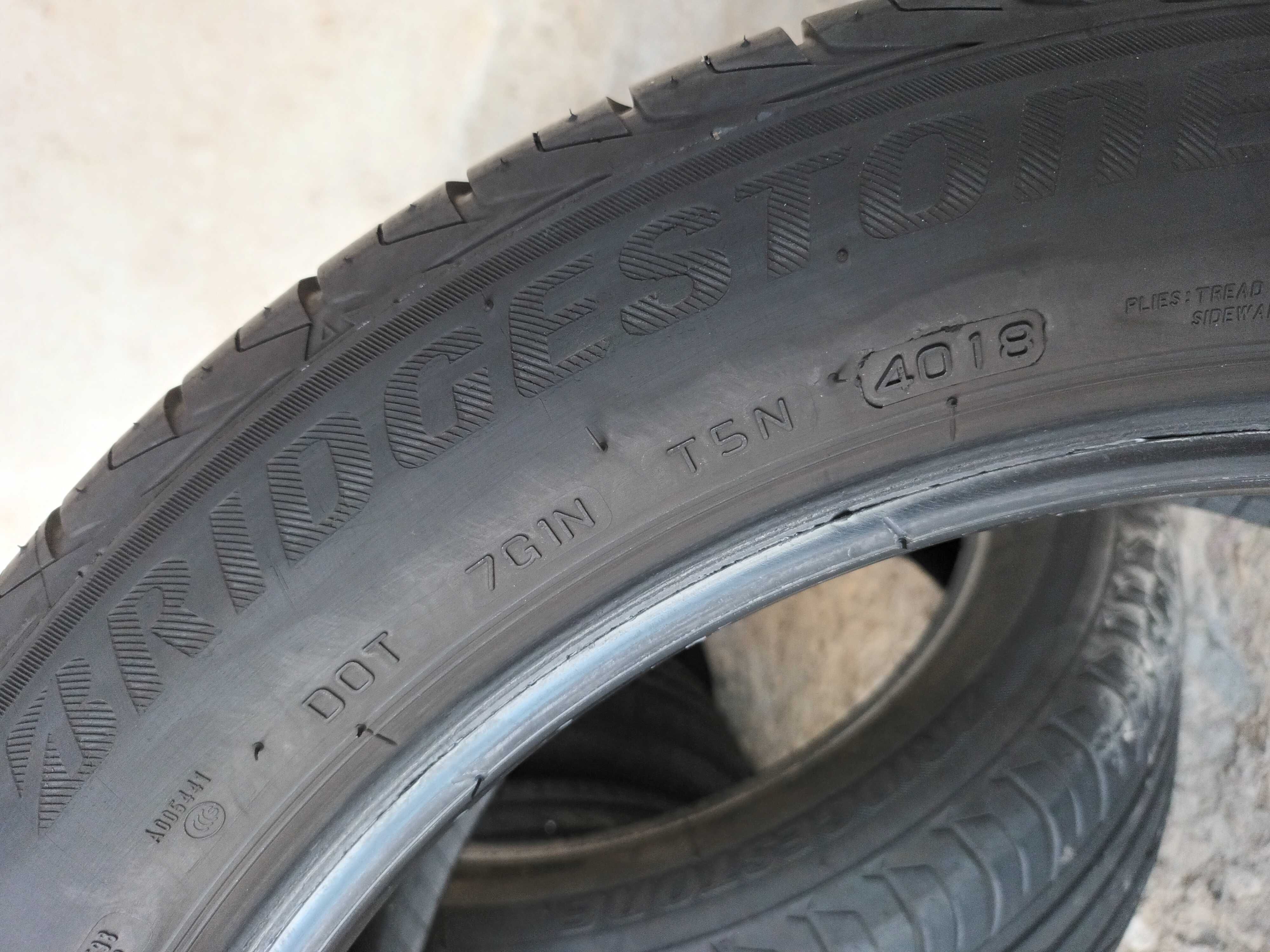 2 летни гуми 225/50 R18 Bridgestone Turanza T001* RUNFLAT 95W RSC