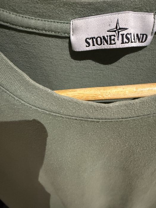 Tricou stone island verde barbati marimea M slim