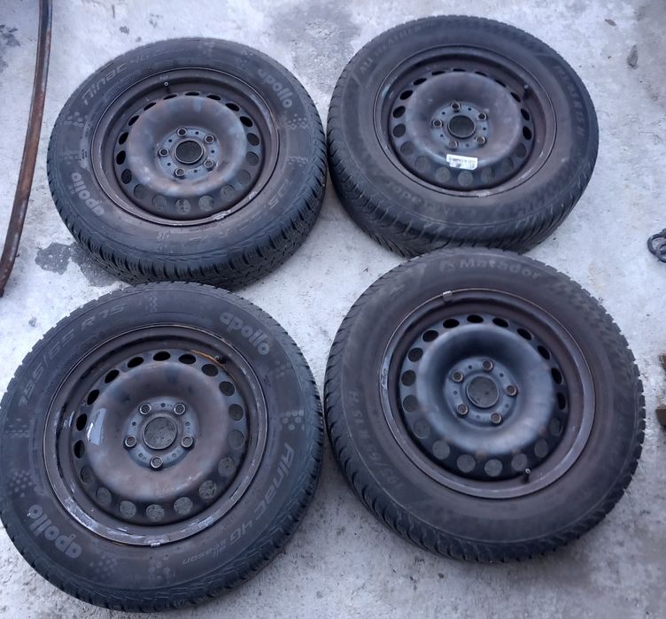 Всесезонни гуми с джанти 15 5×112 Vw Audi Seat Skoda