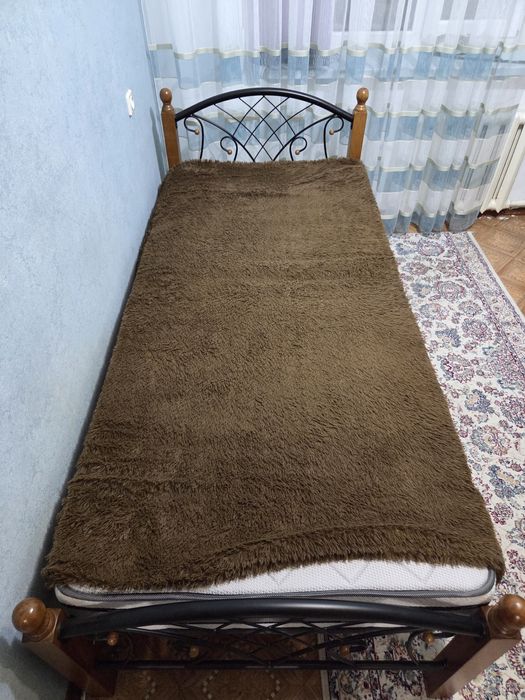 Кровать односпальная, ортопедический матрас