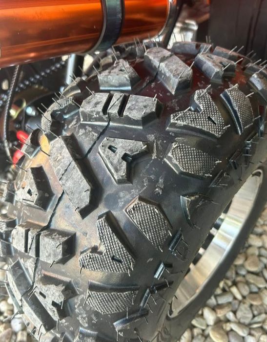 Atv Benzina 125cc Roti Aluminiu pe 8 inch tip Hummer Nou cu Garantie