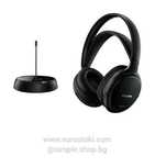 Безжични слушалки Philips Home Cinema SHC5200 HiFi, цвят: черно