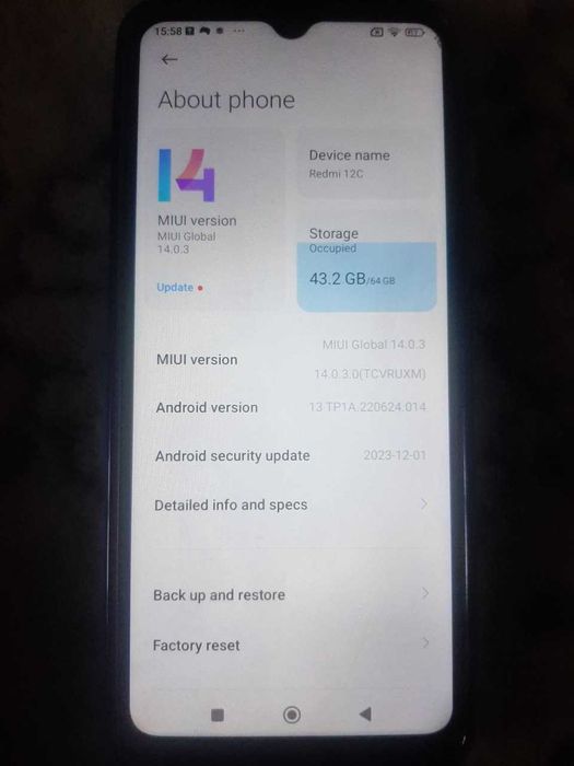 Redmi 12c sotiladi