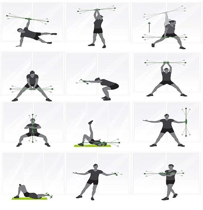 Baston pentru antrenarea întregului corp