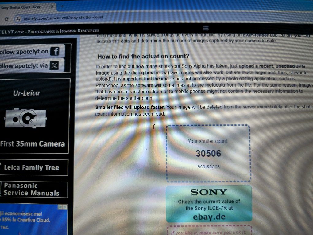 Sony A7 R mark I