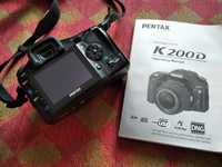 Pentax K200D cu obiectiv kit