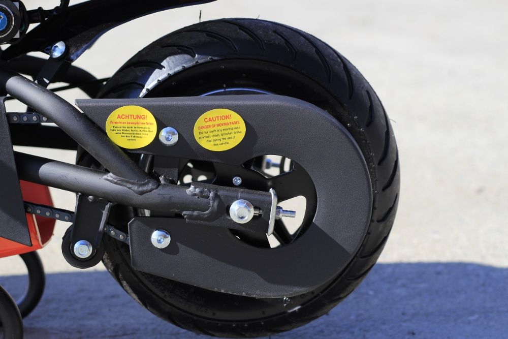 Motocicleta electrica pentru Copii, NITRO Eco TRIBO 1060W 36V #Orange