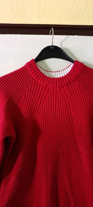 Дамски трикотажен пуловер на "Манго" - 100% памук