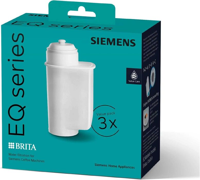 3бр Siemens Brita Intenza воден филтър за еспресо машини,изгоден пакет