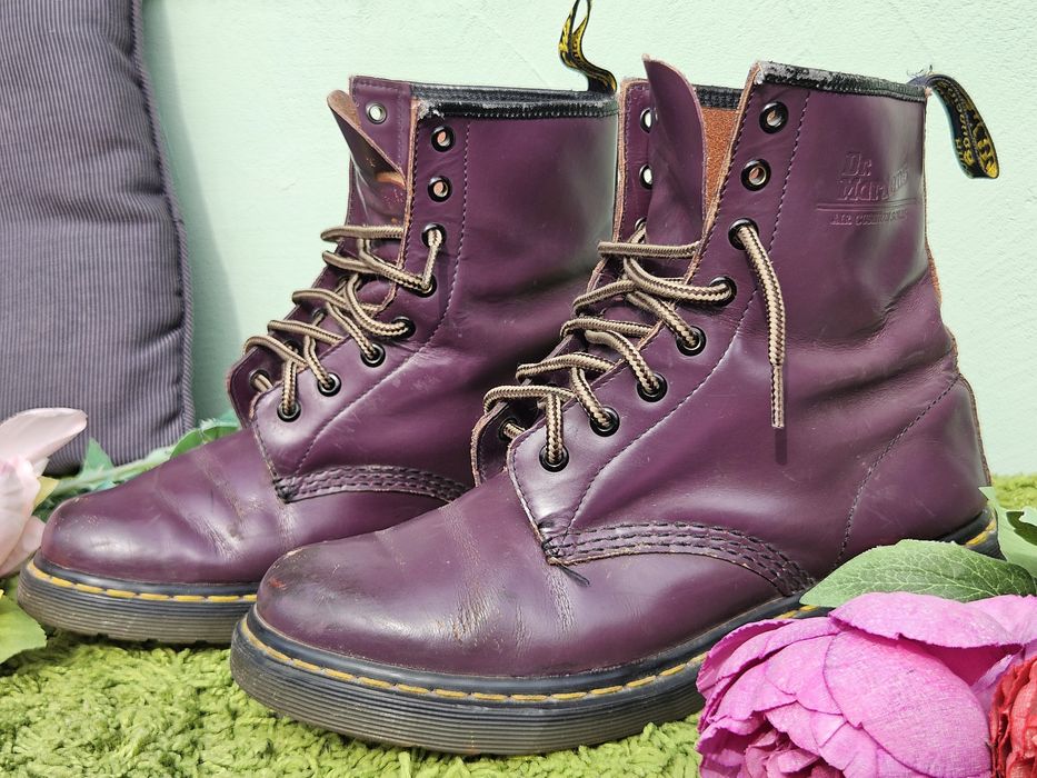 Dr Martens оригинални боти в лилаво N41