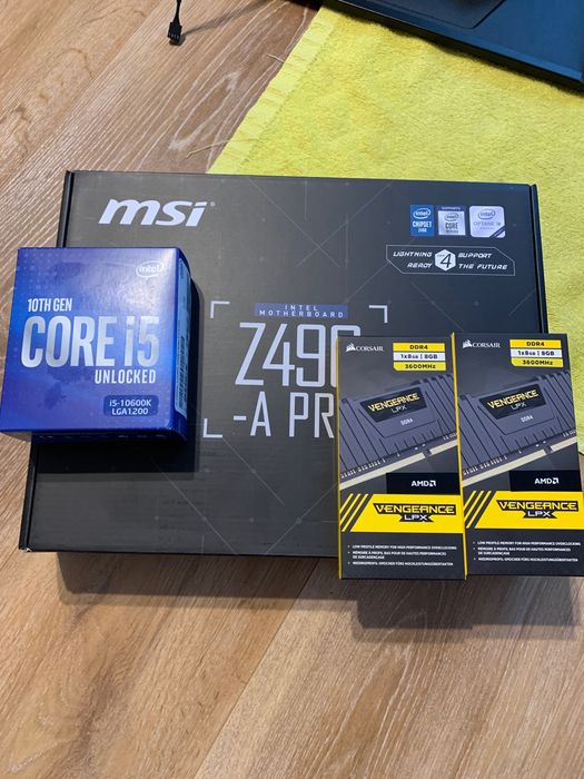 Kit pc gaming Intel i5 10600k + MSI Z490-A PRO + 32 GB DDR4