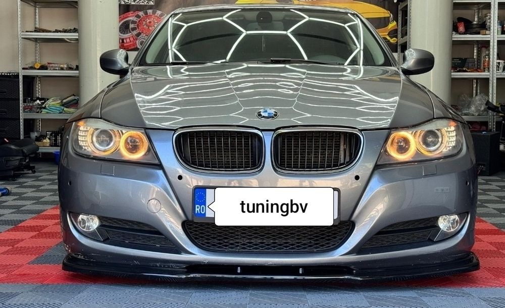 Prelungire bara fata lip spoiler BMW Seria 3 E90 Facelift LCI