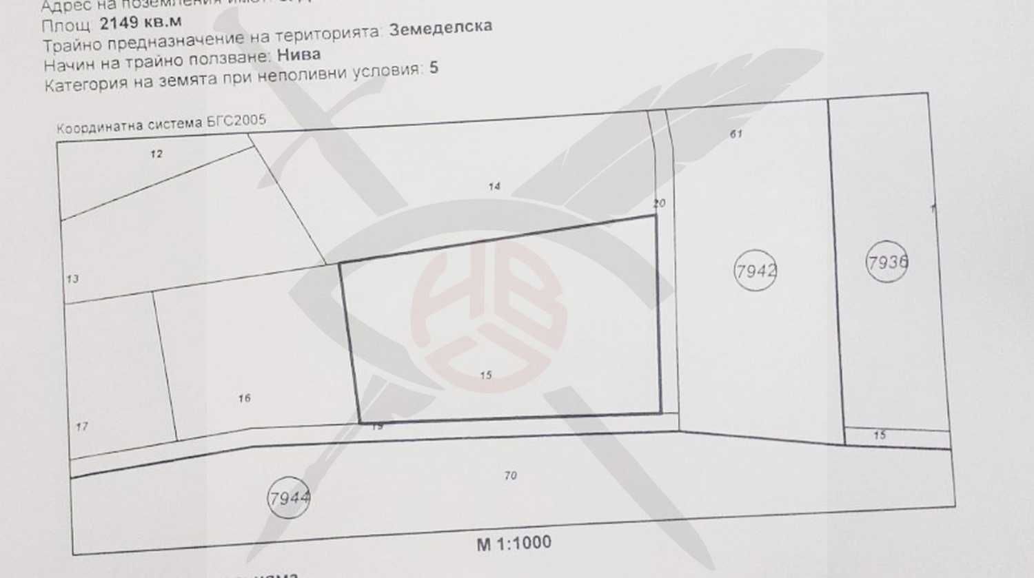 Парцел, с. Долни Богров