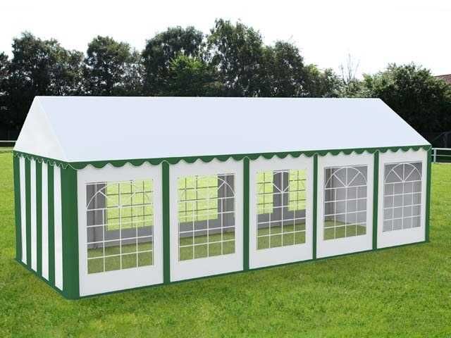 3x6 m Cort Evenimente ECONOMY, PVC albstru-alb-AB