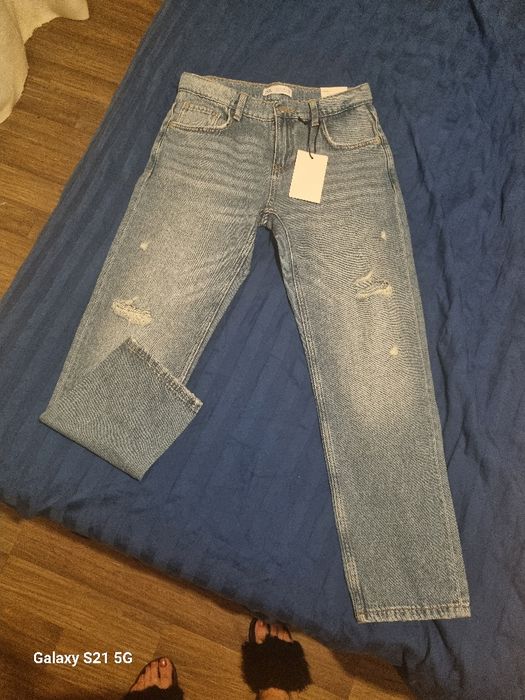 Нови дънки с етикет ЗАРА Zara 164см.
