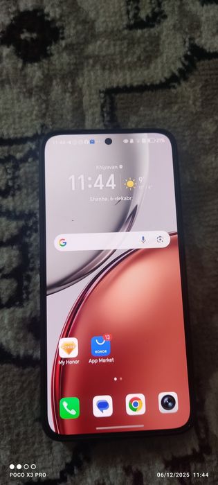 Honor x 9 d kuchli va mustahkam smartfon