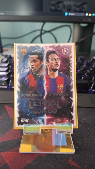 Match Attax / Ronaldinho/Neymar Lethal Combo  (UTRLA RARE)
