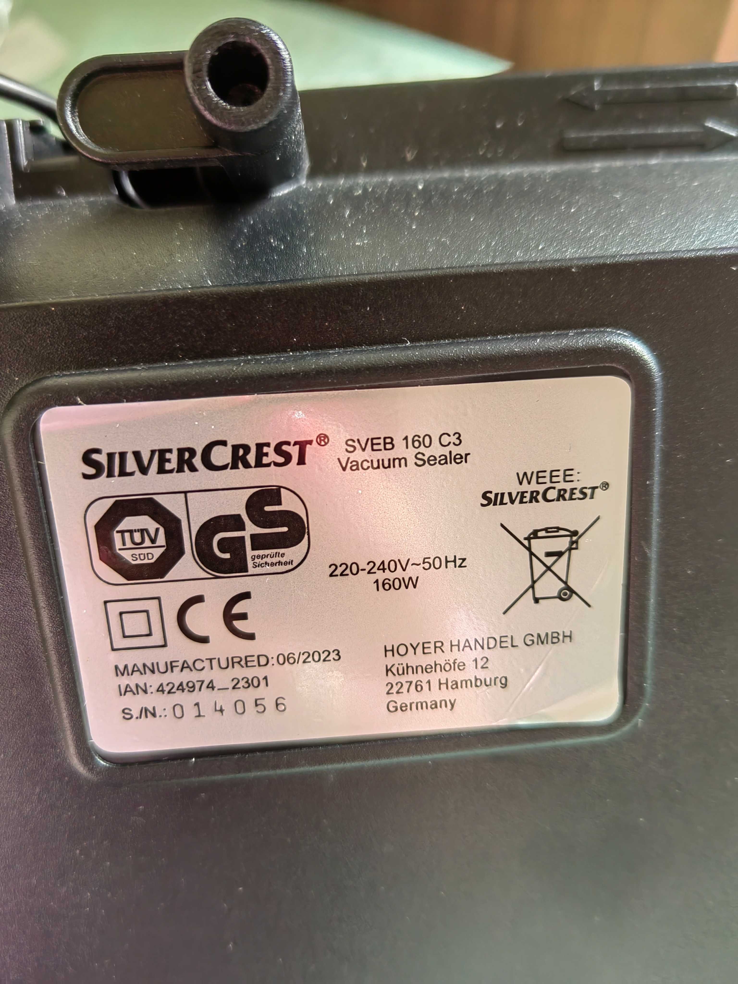 Вакумираща машина silvercrest с безплатна доставка