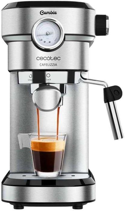Кафемашина Cecotec Cafelizzia 790Pro, 1350W, 20Bar,разпенител за мляко