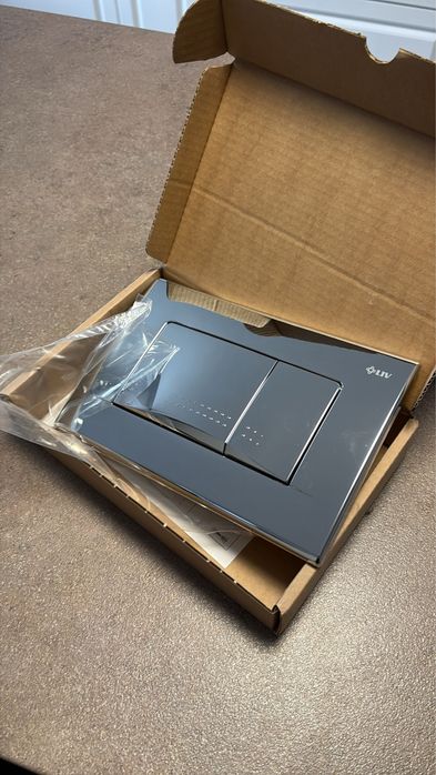 Clapeta de actionare Liv Aplite Duo crom lucios