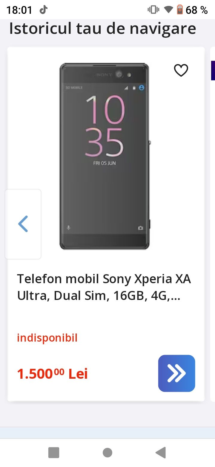 Vând Sony Xperia  xa ultra. Sony xperia xa1. 200 lei