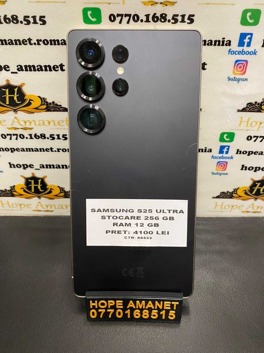 Hope Amanet P3 Samsung S25 ULTRA / 256 GB