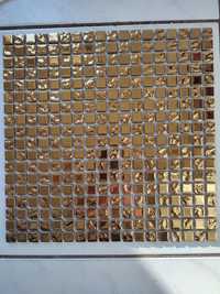 Mozaic sticla auriu