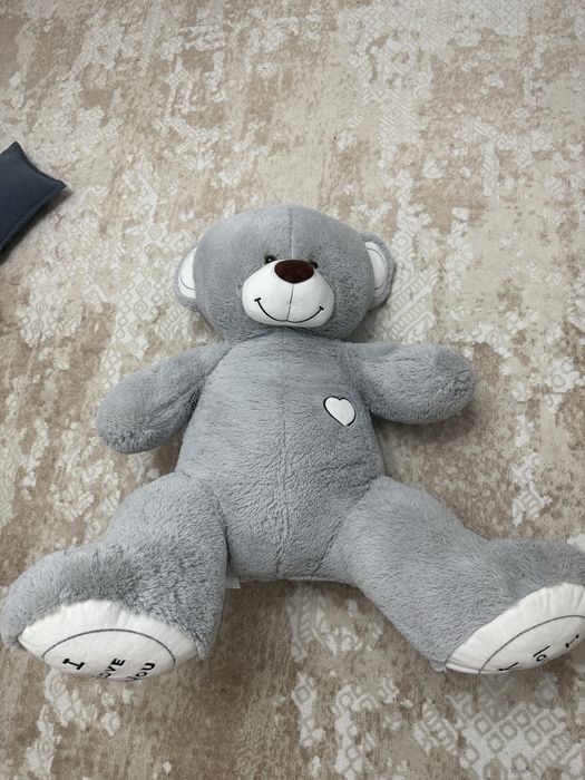 Плюшевая мишка серая
