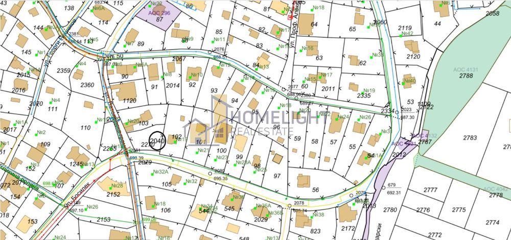 Продава се Парцел в София, Симеоново - 840 кв.м за 441 €/кв.м - Снимка #1