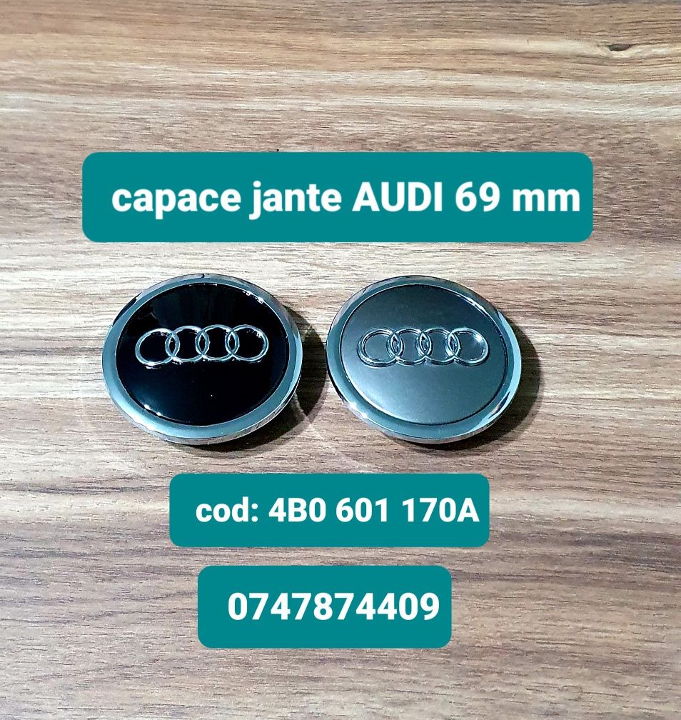 Capace jante Audi 60 mm/ Audi 61 mm/ Audi 68 mm/ Audi 69 mm