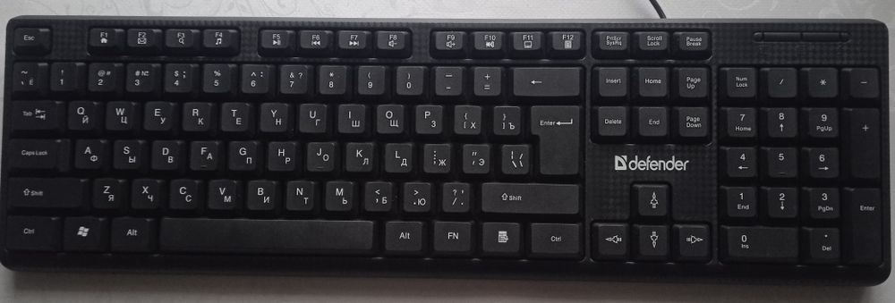 Клавиатура + мышь Defender