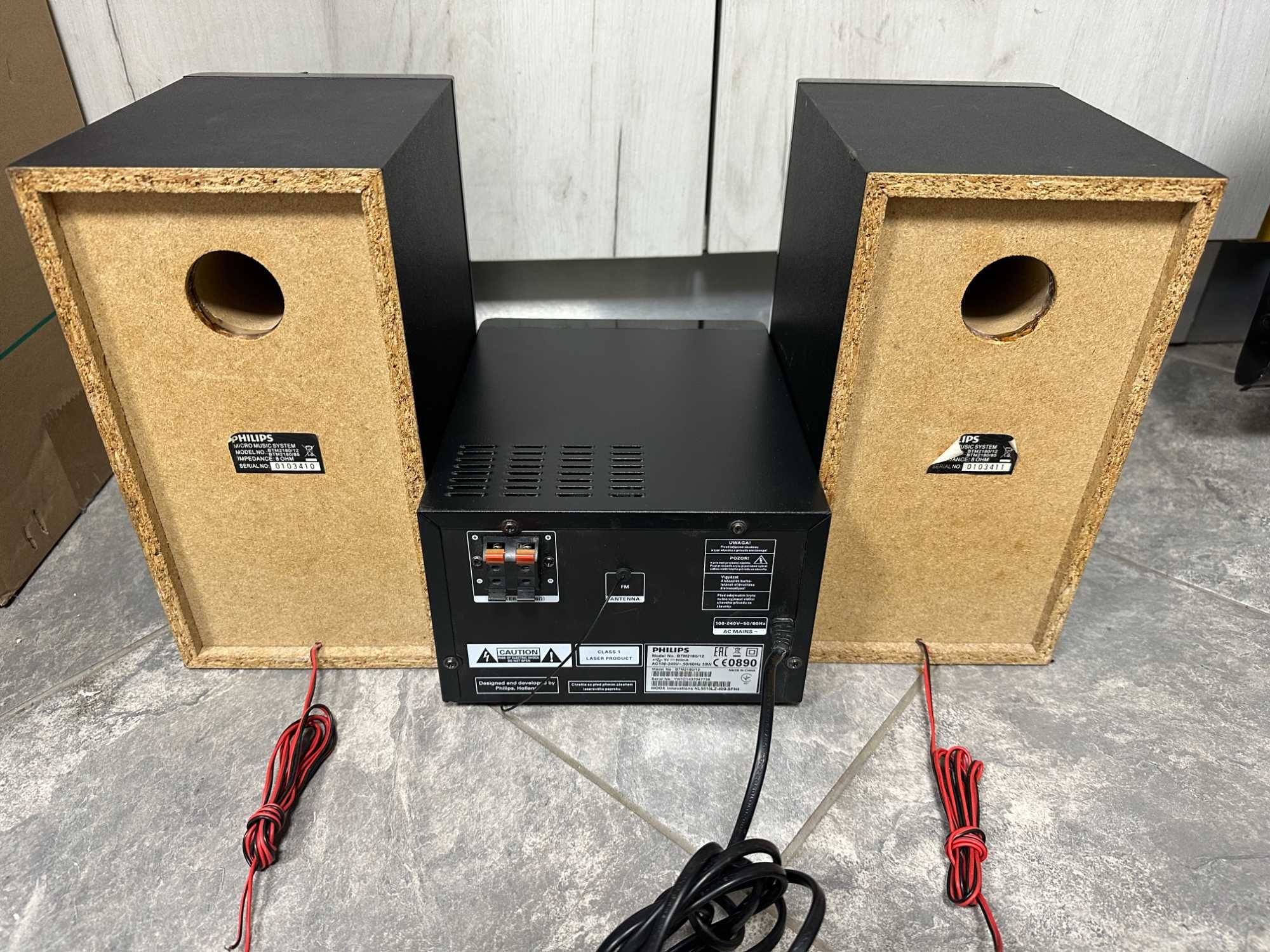 Аудио микросистема Philips BTM2180/12 CD Player,FM,USB,AUX,Bluetooth