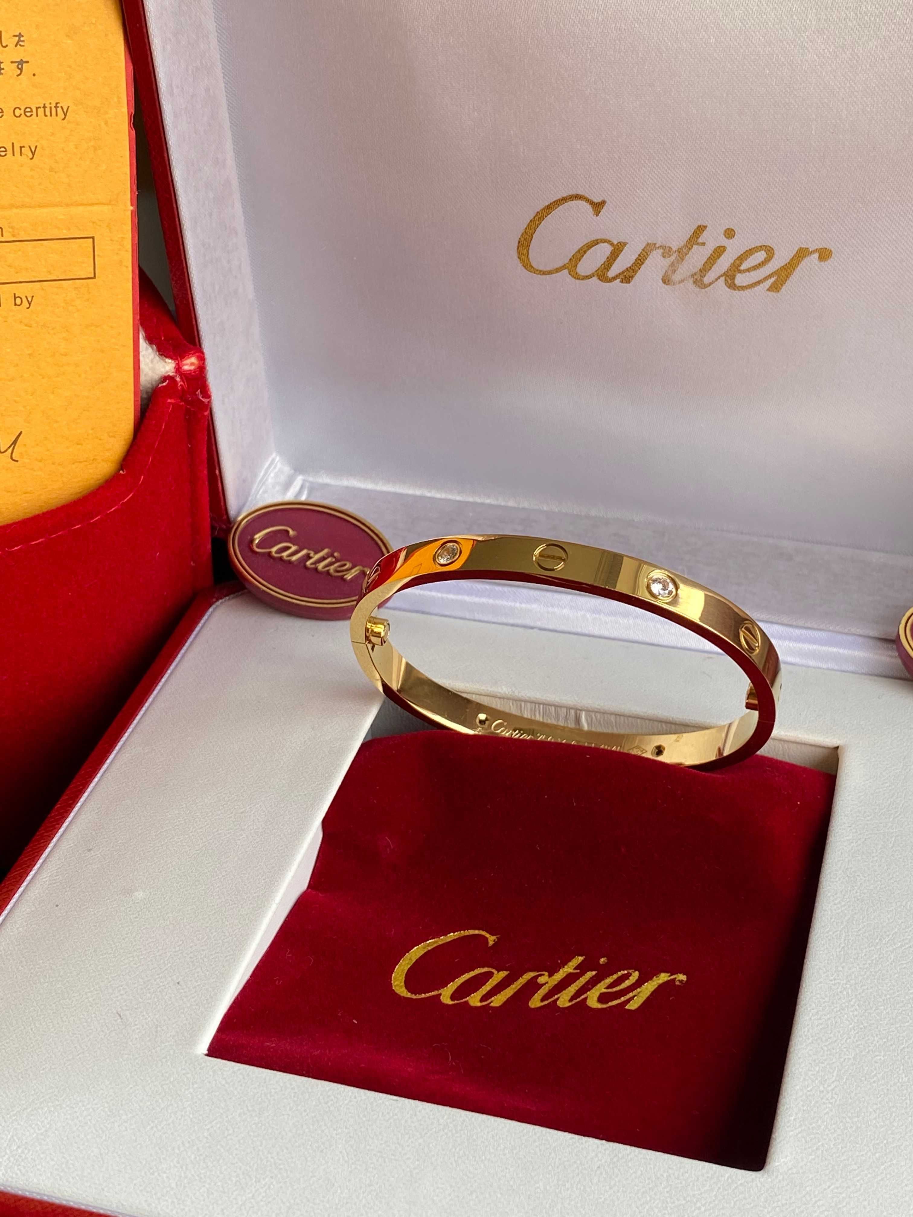 Brățară Cartier LOVE 16 Gold 750 Diamond