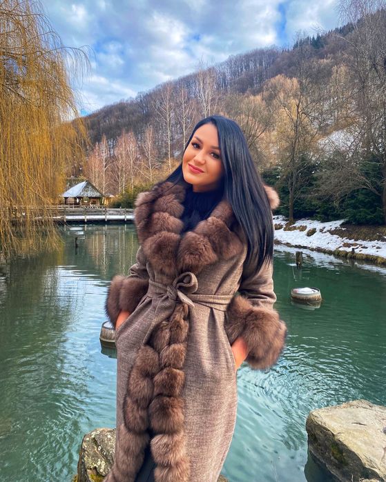 Palton blană naturală