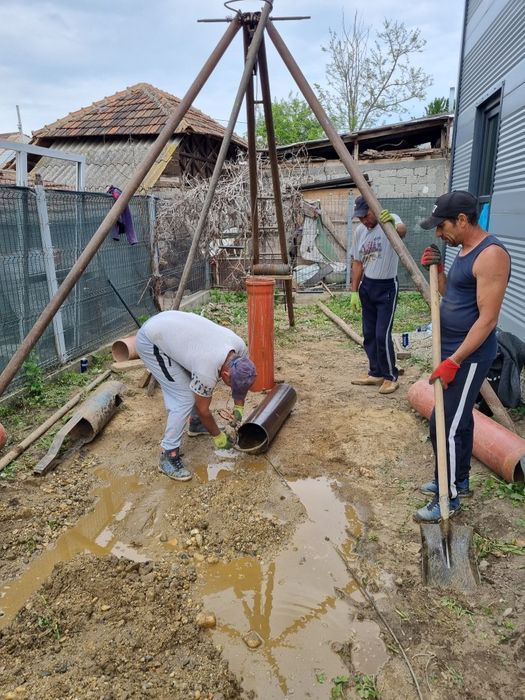 Foraje puturi prelungiri piloni denisipari