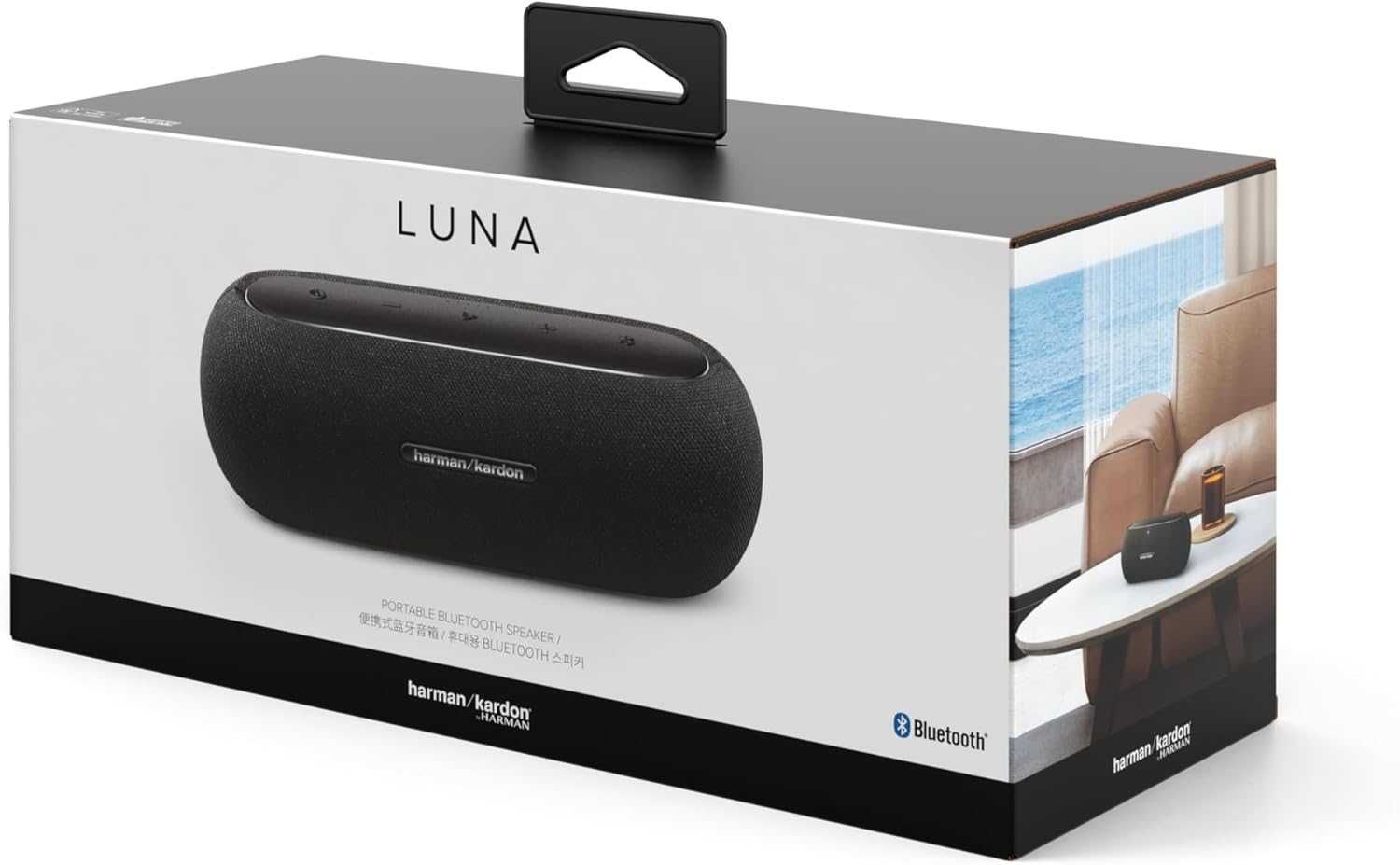 Harman Kardon Luna, 2.0, 40W RMS (25W + 15W), Bluetooth, черна, IP67