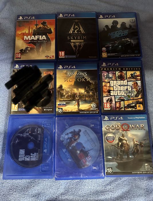 Продам игры на playstatyon4