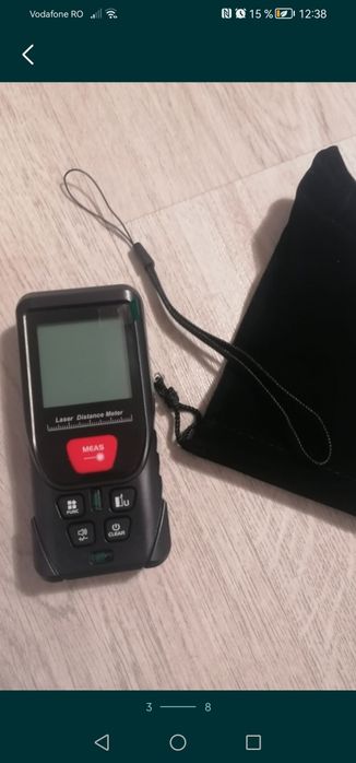 Telemetru precis cu laser, pt măsurarea distantei, suprafeței și a vol