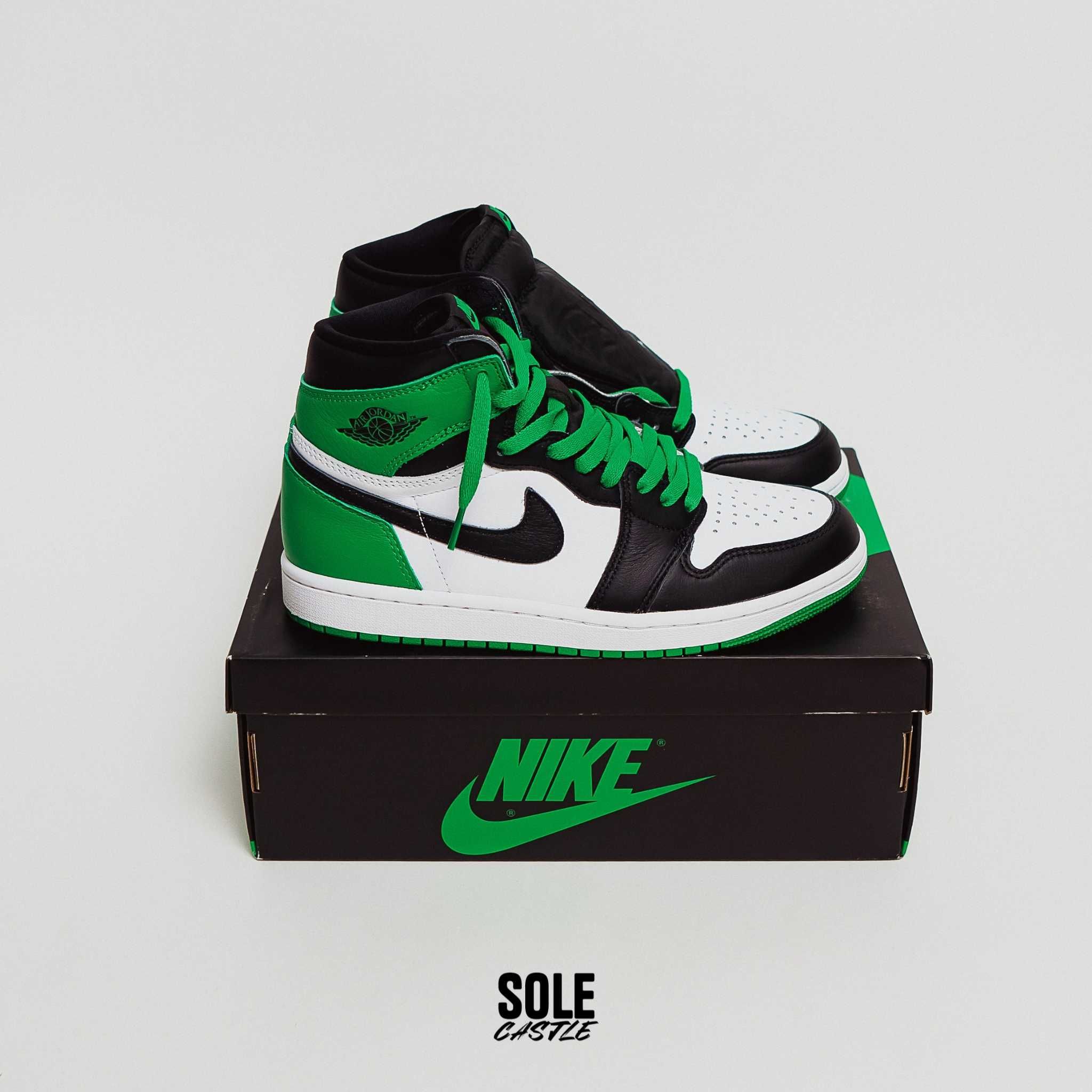 Nike Air Jordan 1 High OG "Lucky Green" (nu yeezy, puma sau dunk)