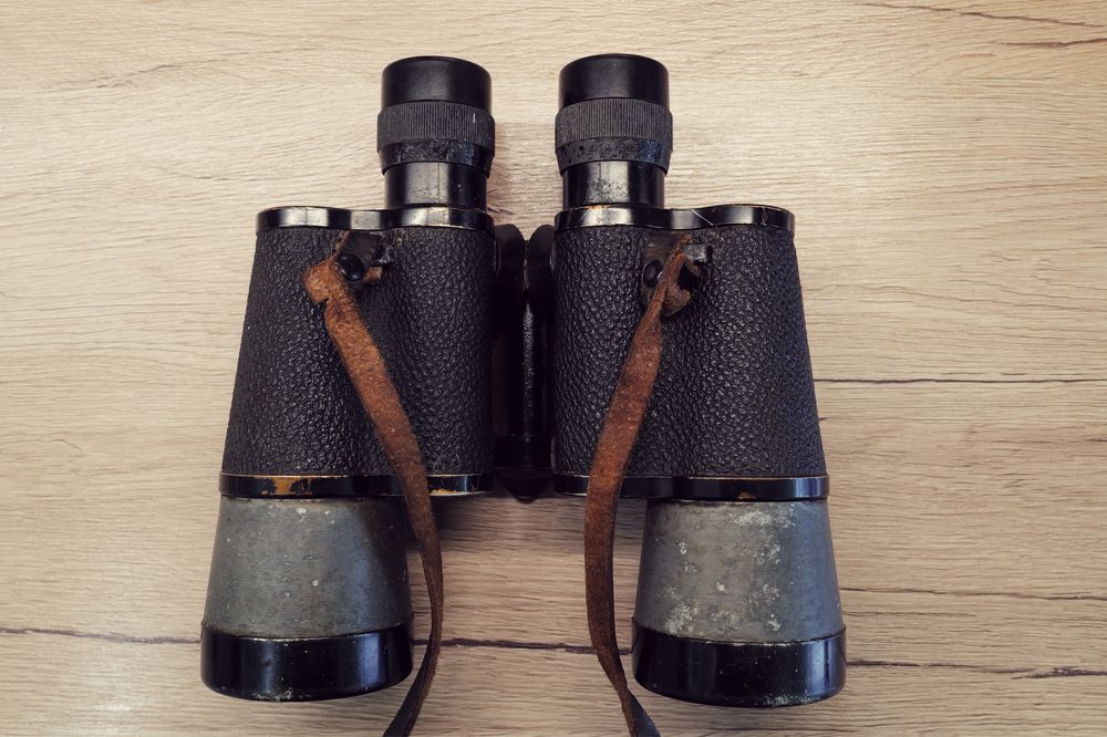 Binoclu Militar Beh WWII 7x50 M Dienstglas Leitz Leica german