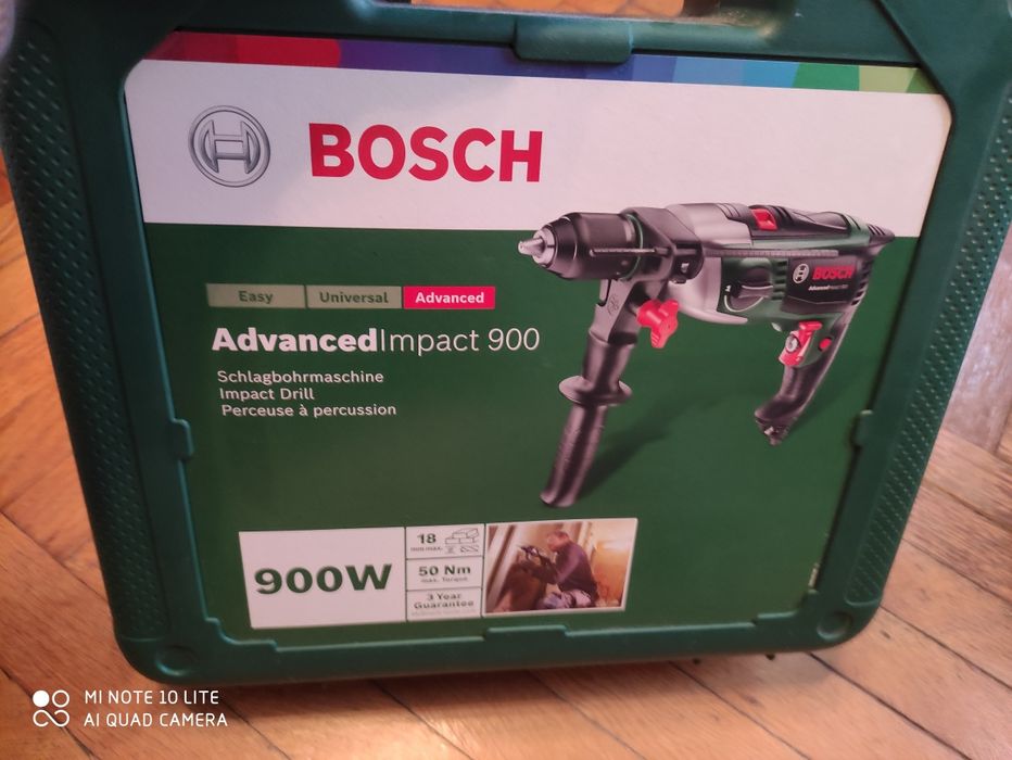 Bormașină Bosch AdvancedImpact 900 – 900W, nouă, cu percuție